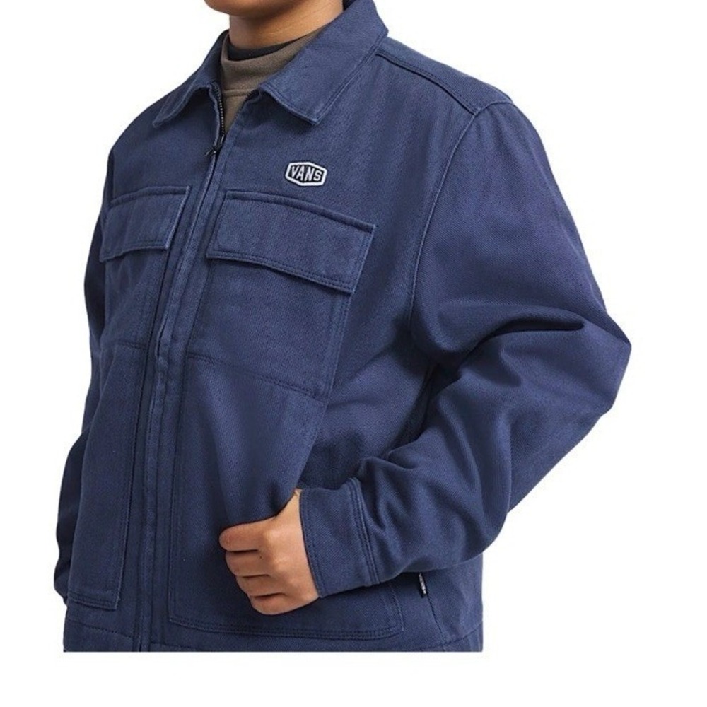 Brand New Vans Kids Mcavoy Zip Station Jacket Parisian Night Size XL